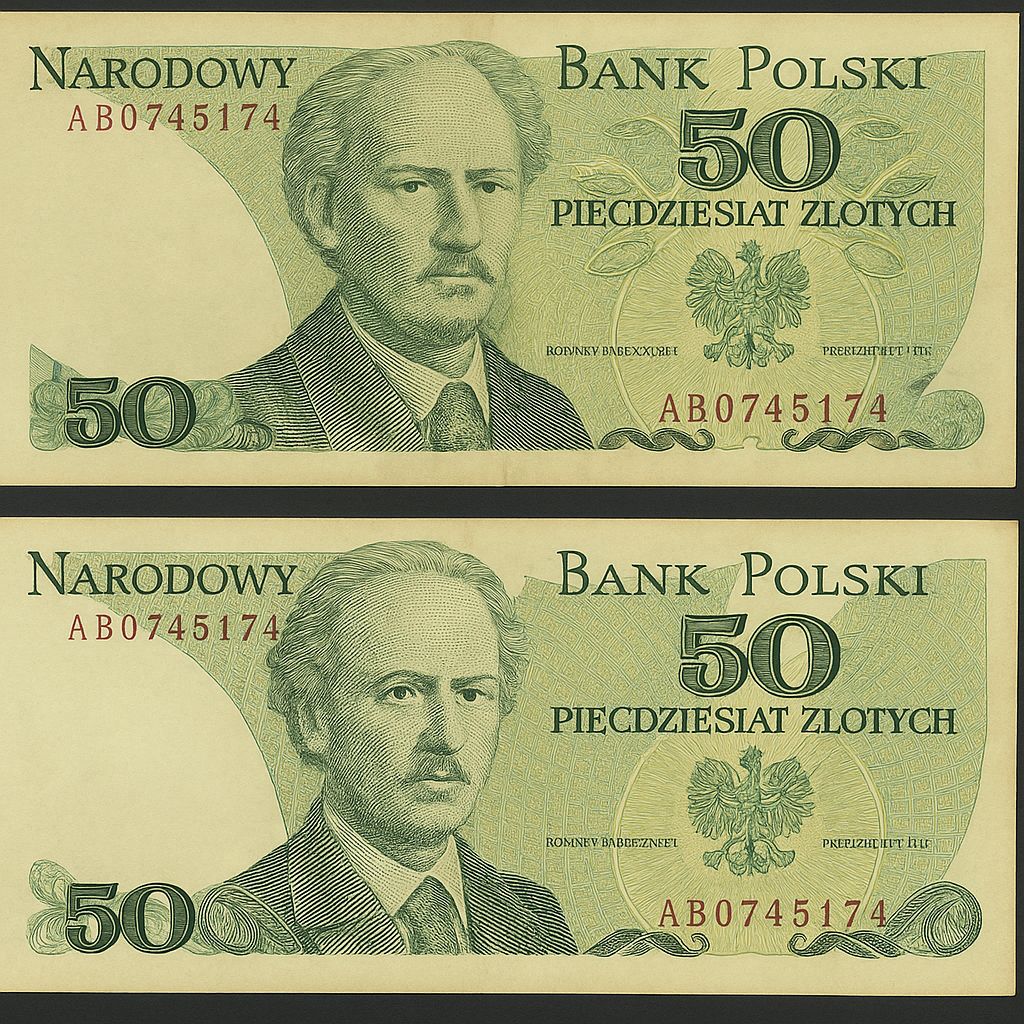 Banknoty z błędami